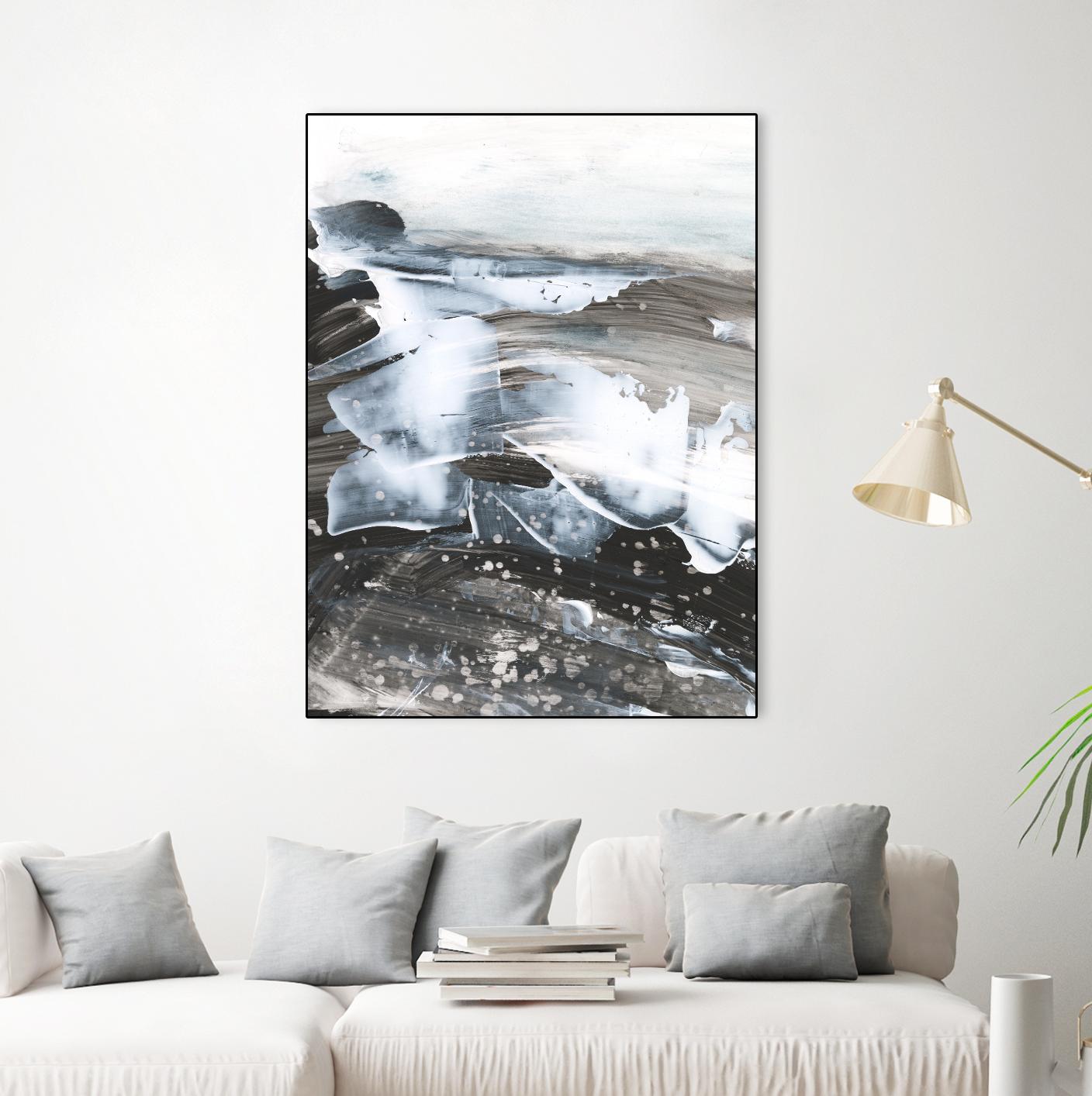 Blizzard Conditions II by Ethan Harper on GIANT ART - white abstract abstract