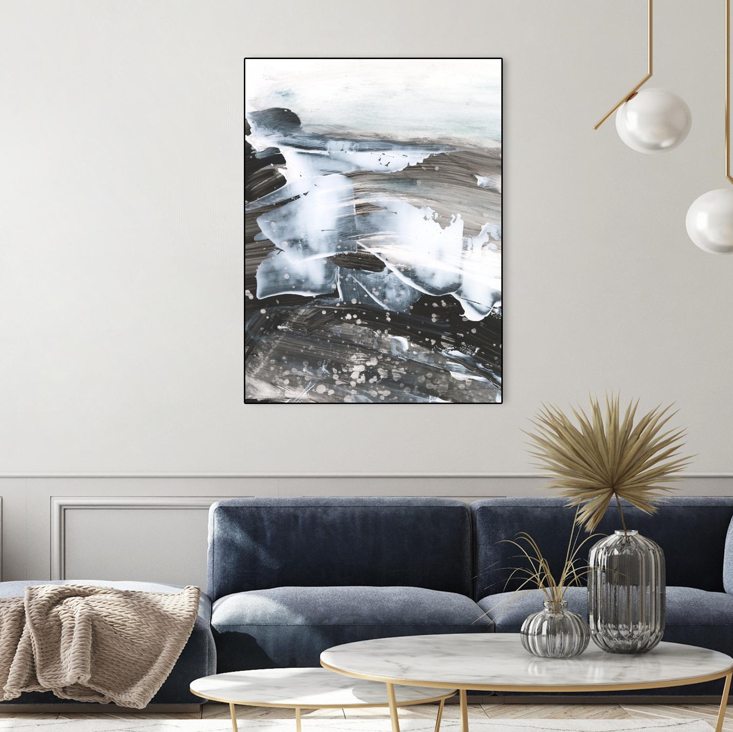 Blizzard Conditions II by Ethan Harper on GIANT ART - white abstract abstract