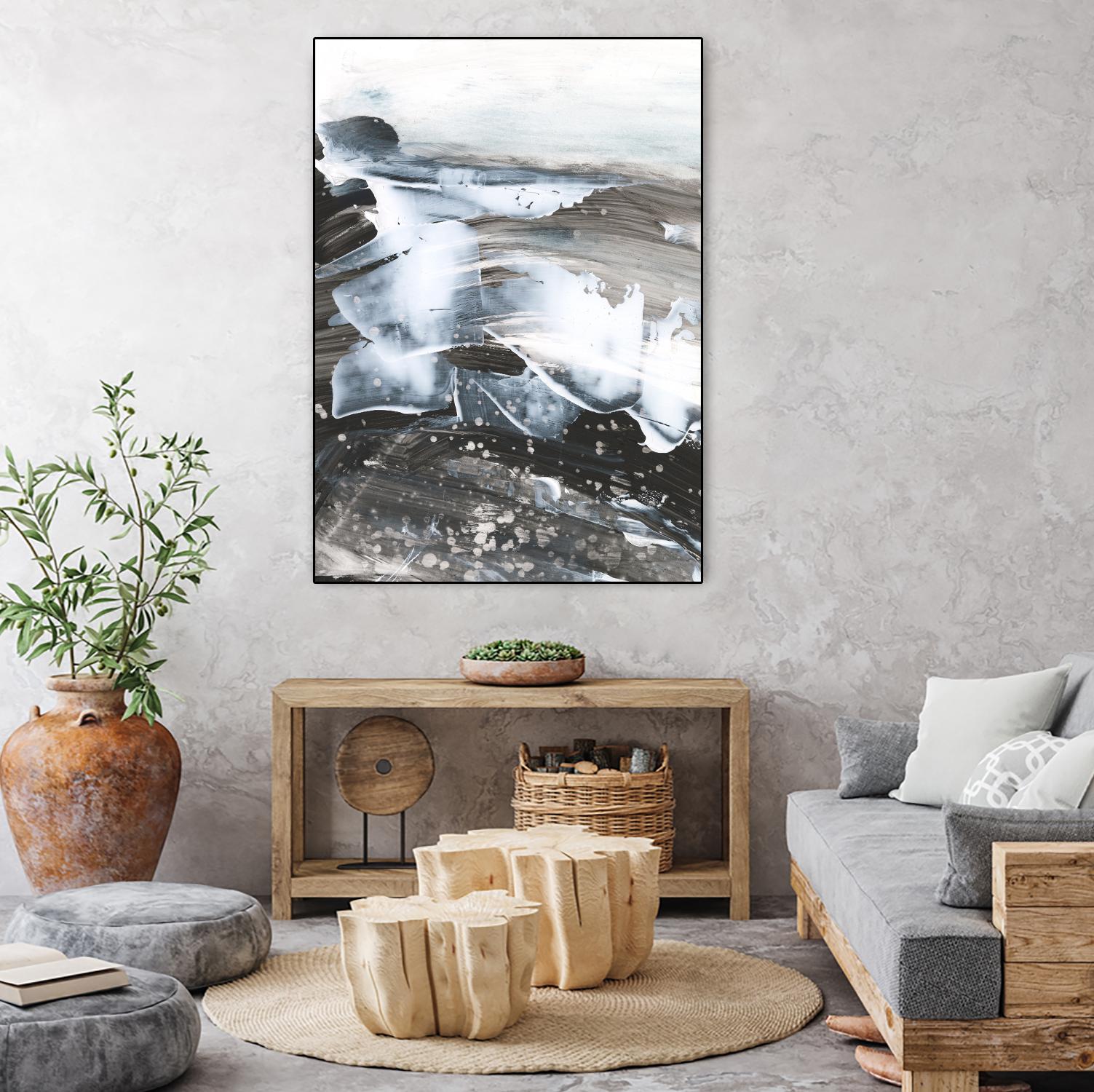 Blizzard Conditions II by Ethan Harper on GIANT ART - white abstract abstract