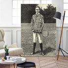 Harpers Weekly Tennis III by Unknown on GIANT ART - black leisure