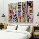 Metro Mix 21 II by Erin Ashley on GIANT ART - pink abstract