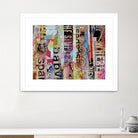 Metro Mix 21 II by Erin Ashley on GIANT ART - pink abstract