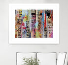 Metro Mix 21 II by Erin Ashley on GIANT ART - pink abstract