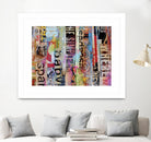 Metro Mix 21 II by Erin Ashley on GIANT ART - pink abstract