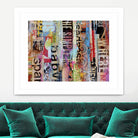 Metro Mix 21 II by Erin Ashley on GIANT ART - pink abstract