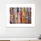 Metro Mix 21 III by Erin Ashley on GIANT ART - pink abstract