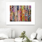 Metro Mix 21 III by Erin Ashley on GIANT ART - pink abstract