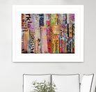 Metro Mix 21 III by Erin Ashley on GIANT ART - pink abstract