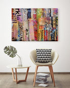 Metro Mix 21 III by Erin Ashley on GIANT ART - pink abstract