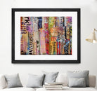 Metro Mix 21 III by Erin Ashley on GIANT ART - pink abstract