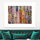 Metro Mix 21 III by Erin Ashley on GIANT ART - pink abstract