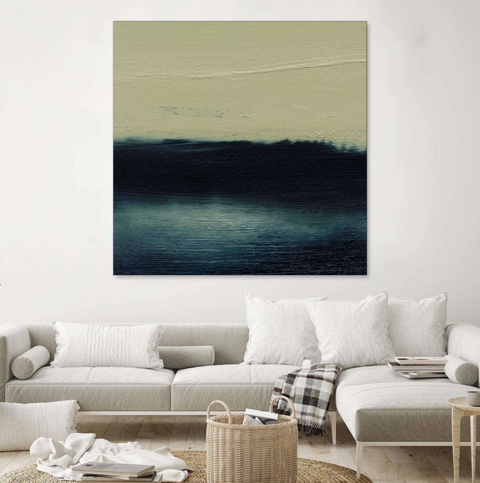 Water I by Sharon Gordon on GIANT ART - blue abstract