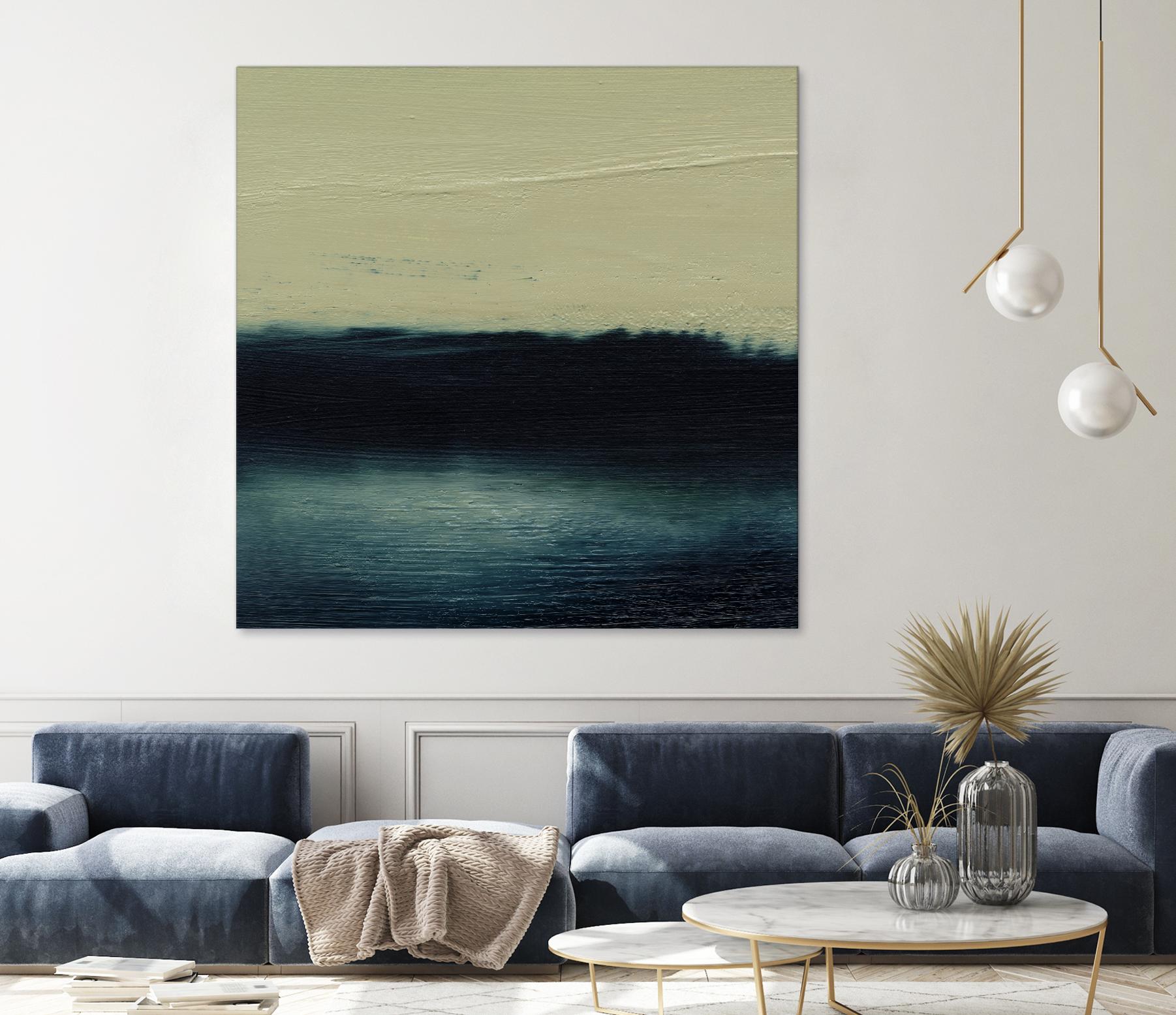 Water I by Sharon Gordon on GIANT ART - blue abstract