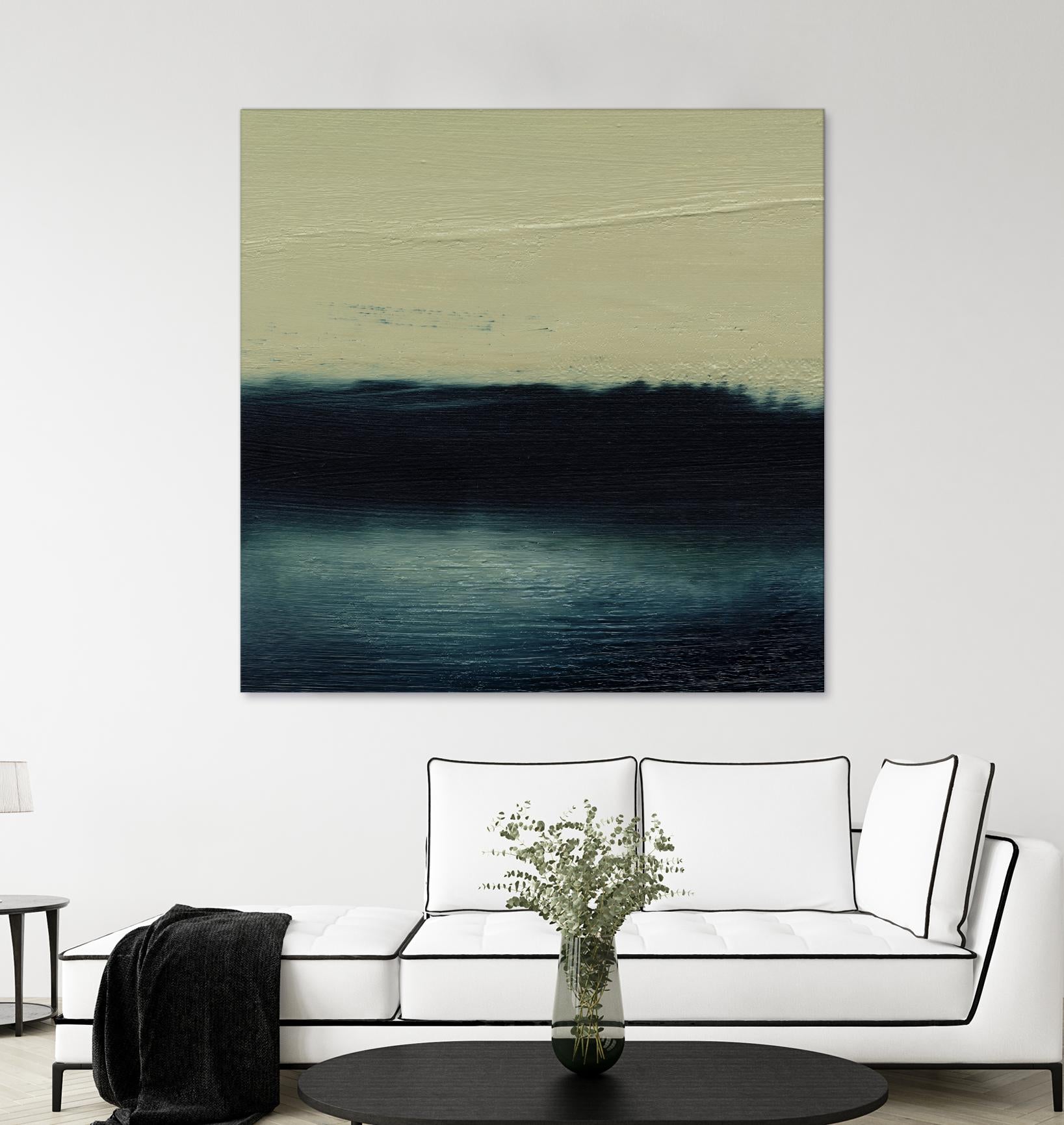 Water I by Sharon Gordon on GIANT ART - blue abstract