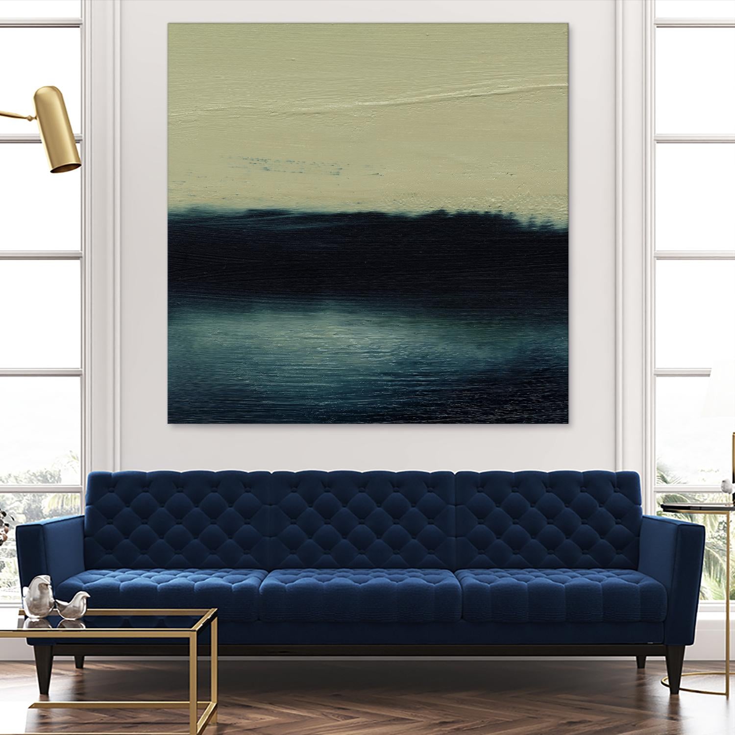 Water I by Sharon Gordon on GIANT ART - blue abstract