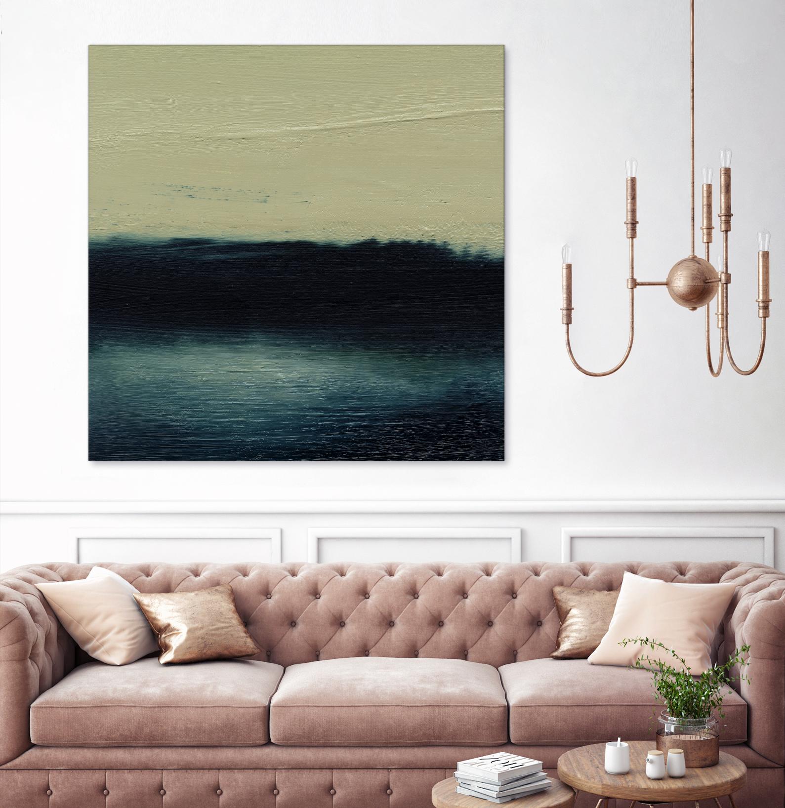 Water I by Sharon Gordon on GIANT ART - blue abstract