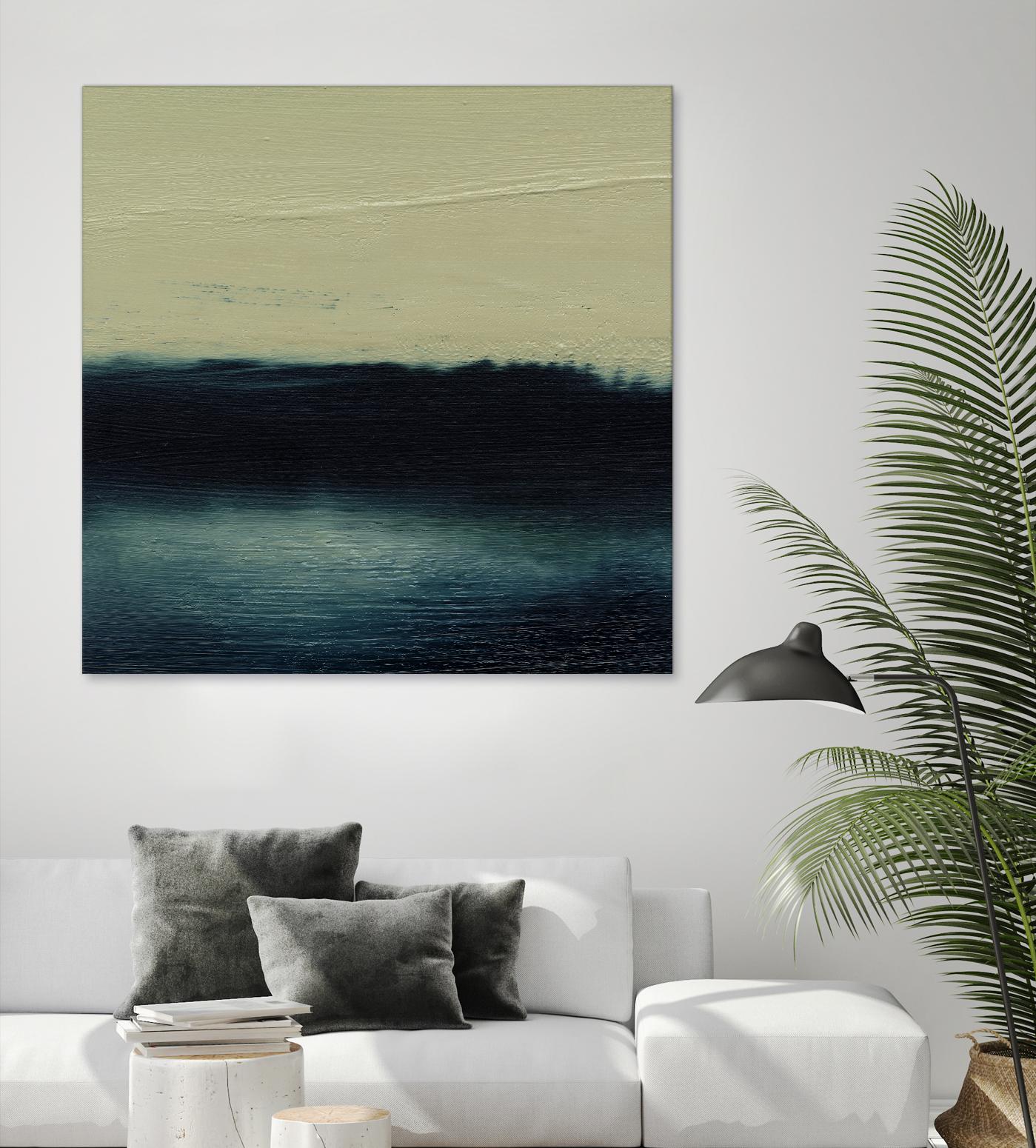 Water I by Sharon Gordon on GIANT ART - blue abstract