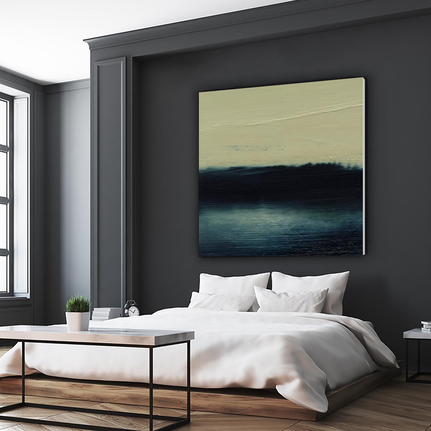 Water I by Sharon Gordon on GIANT ART - blue abstract