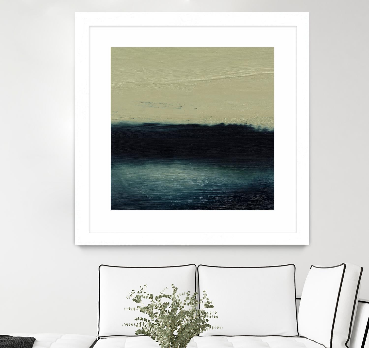 Water I by Sharon Gordon on GIANT ART - blue abstract