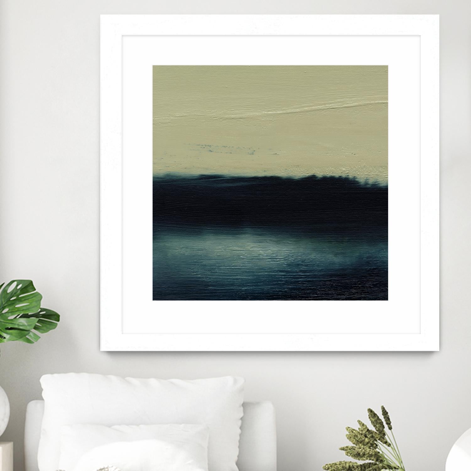 Water I by Sharon Gordon on GIANT ART - blue abstract