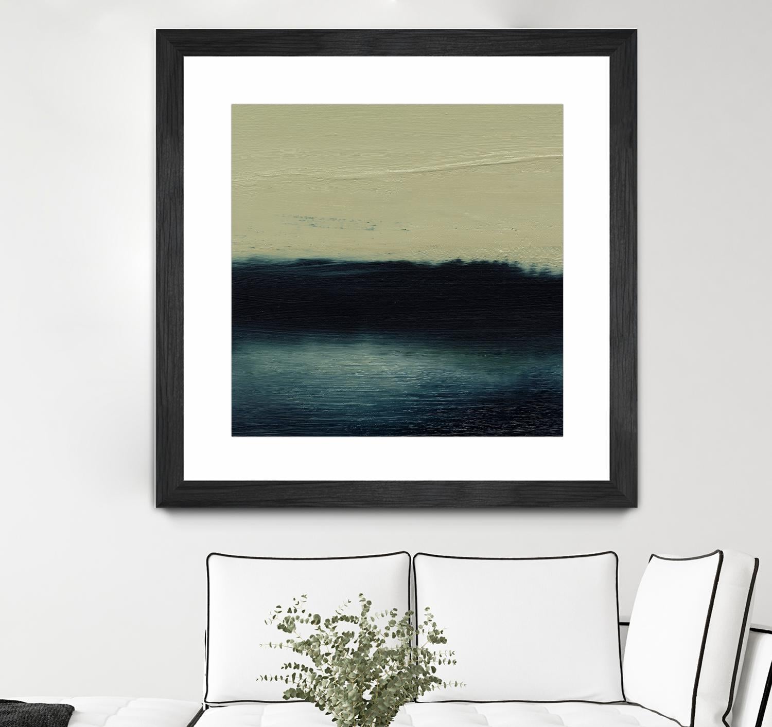 Water I by Sharon Gordon on GIANT ART - blue abstract