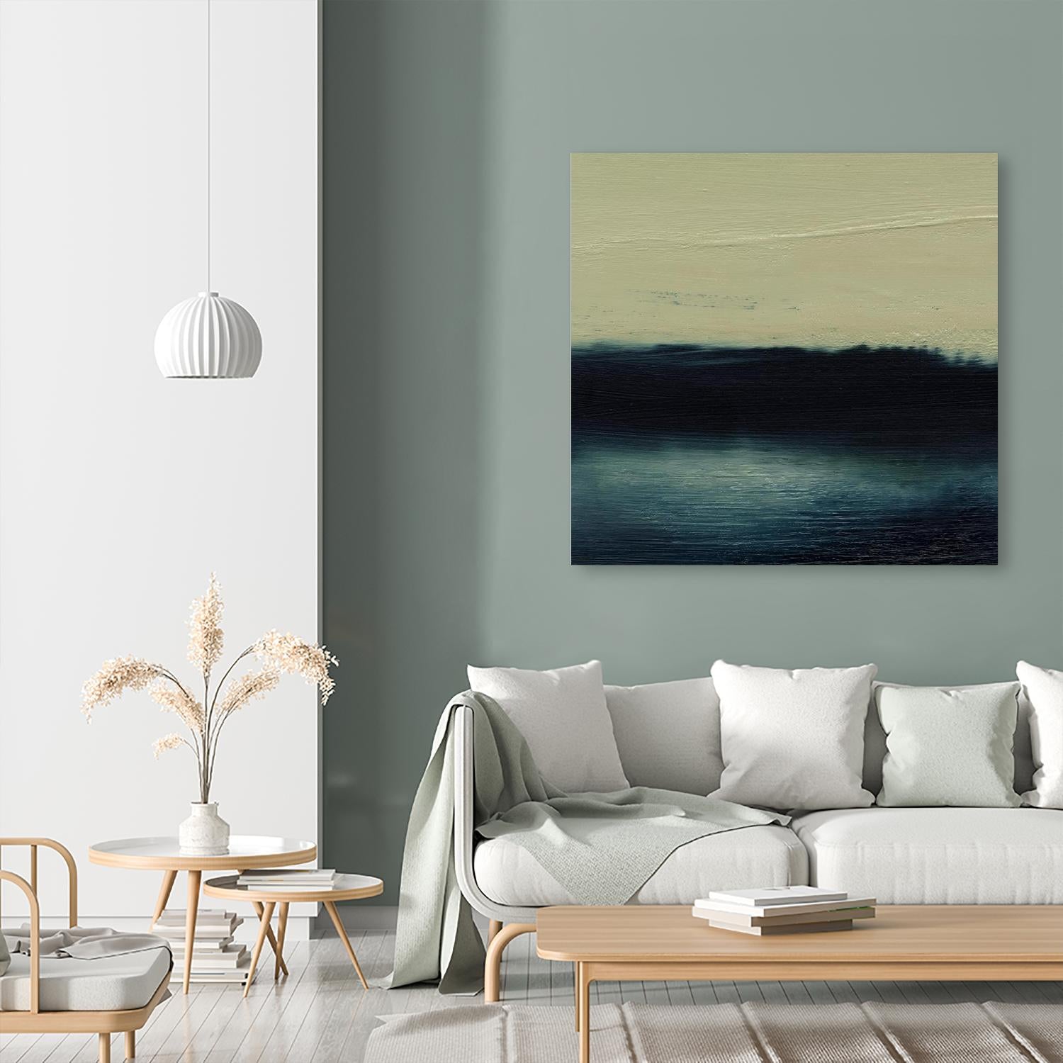 Water I by Sharon Gordon on GIANT ART - blue abstract