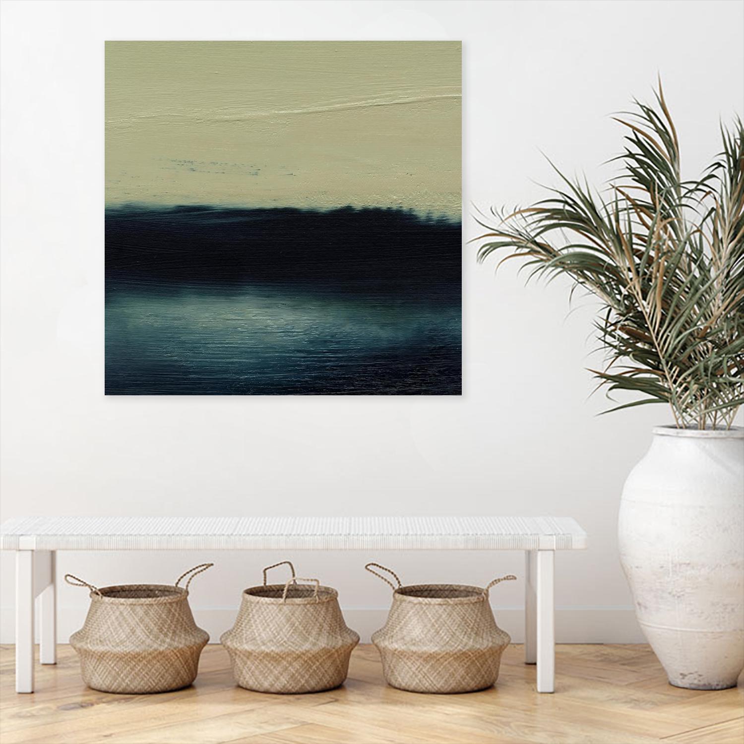 Water I by Sharon Gordon on GIANT ART - blue abstract