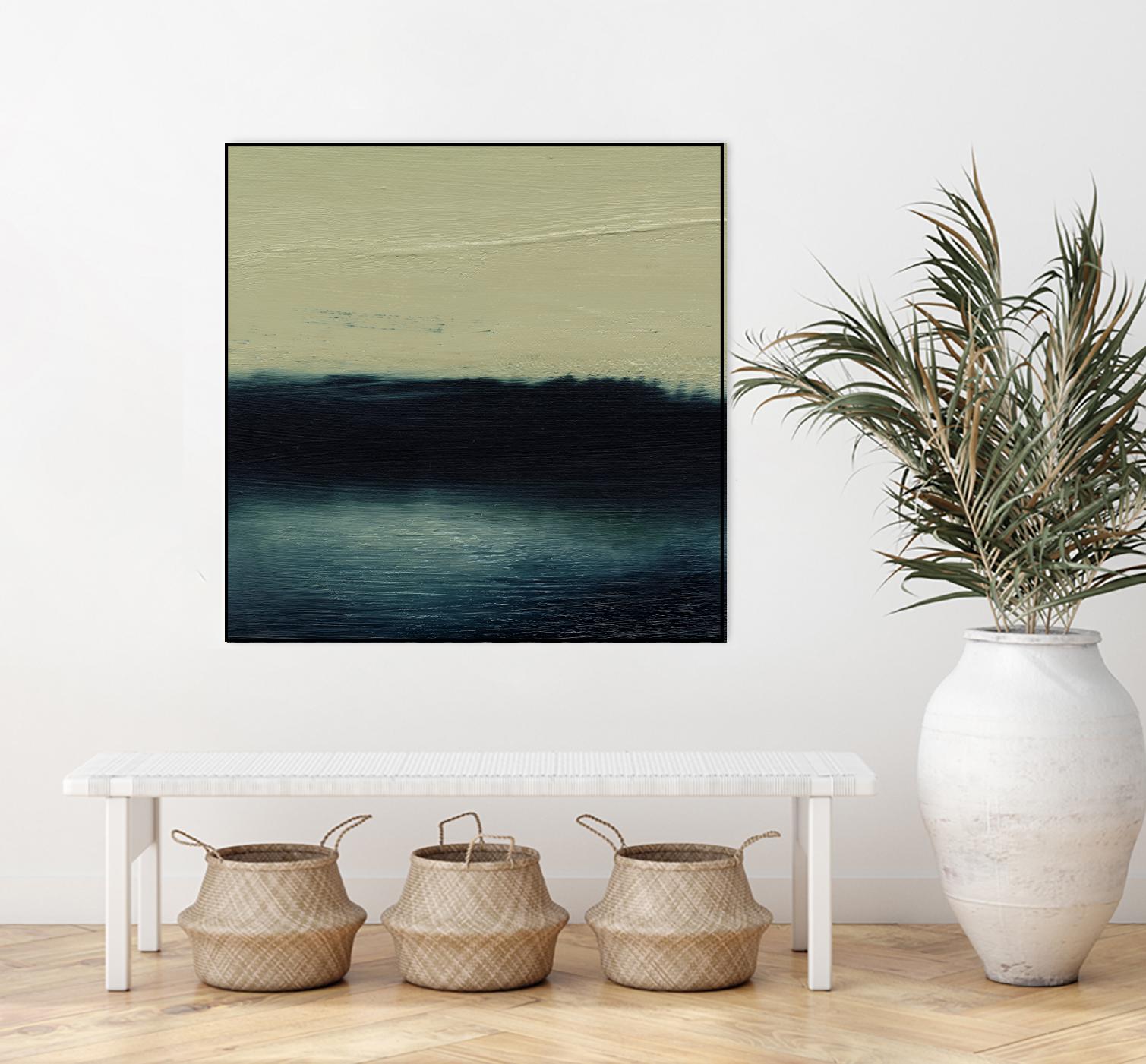 Water I by Sharon Gordon on GIANT ART - blue abstract