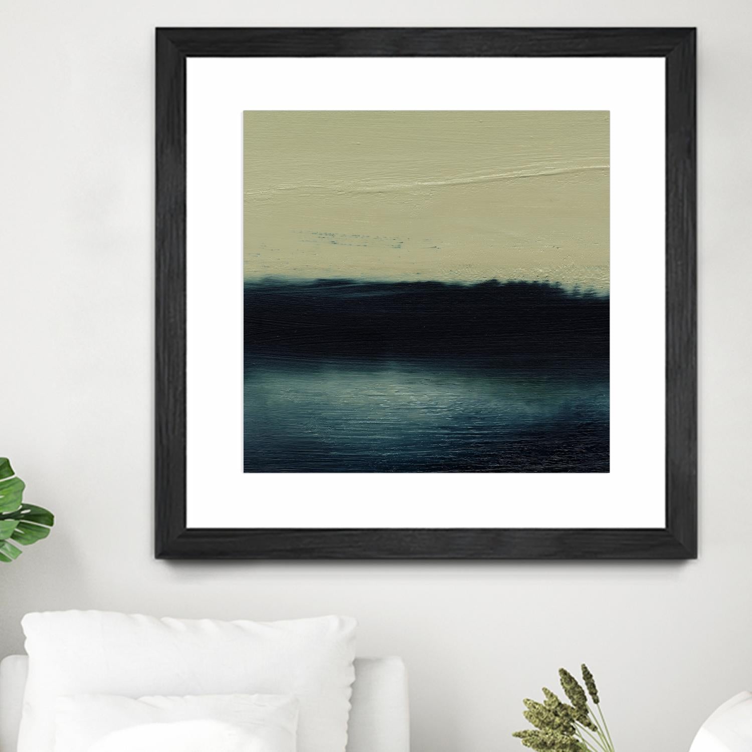 Water I by Sharon Gordon on GIANT ART - blue abstract