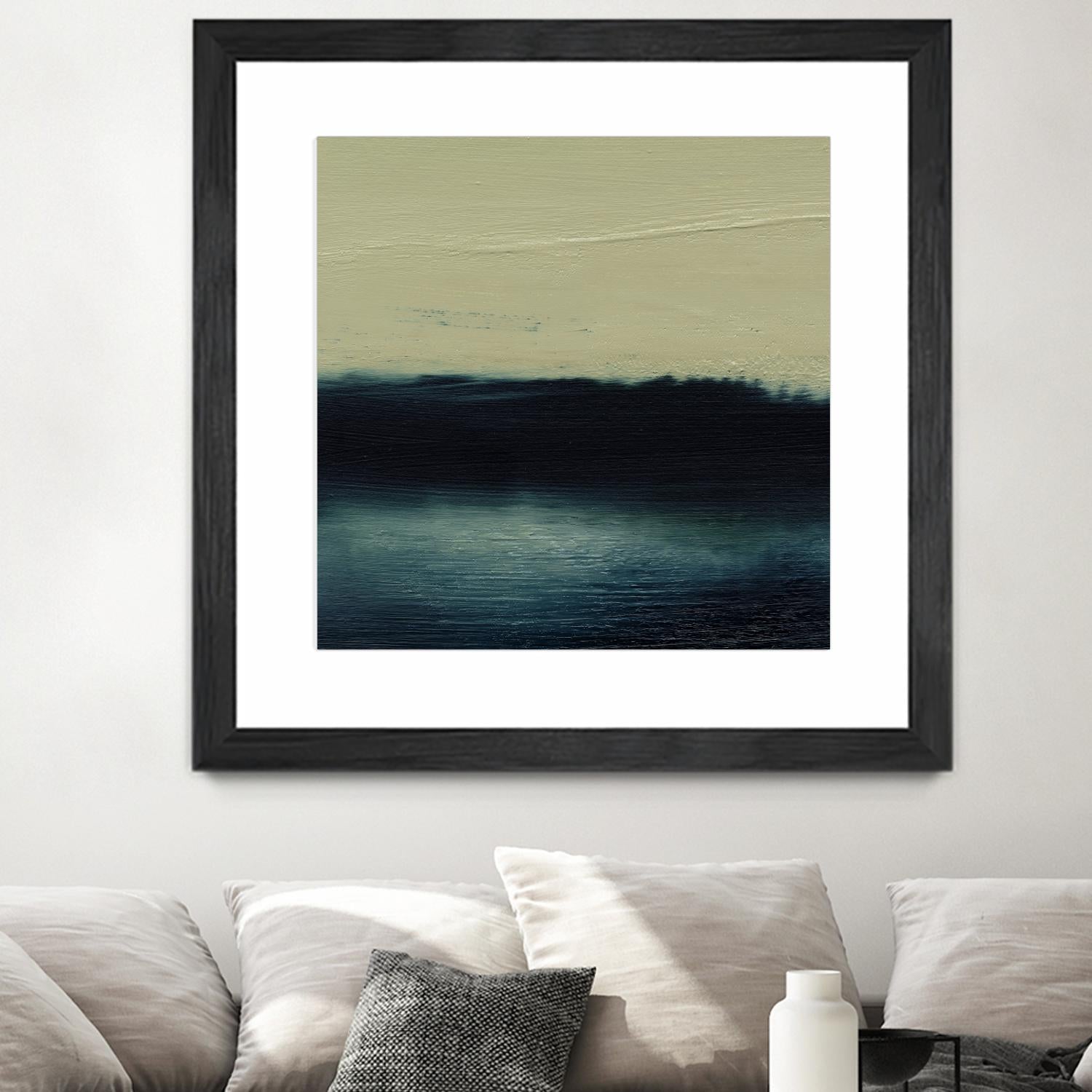 Water I by Sharon Gordon on GIANT ART - blue abstract