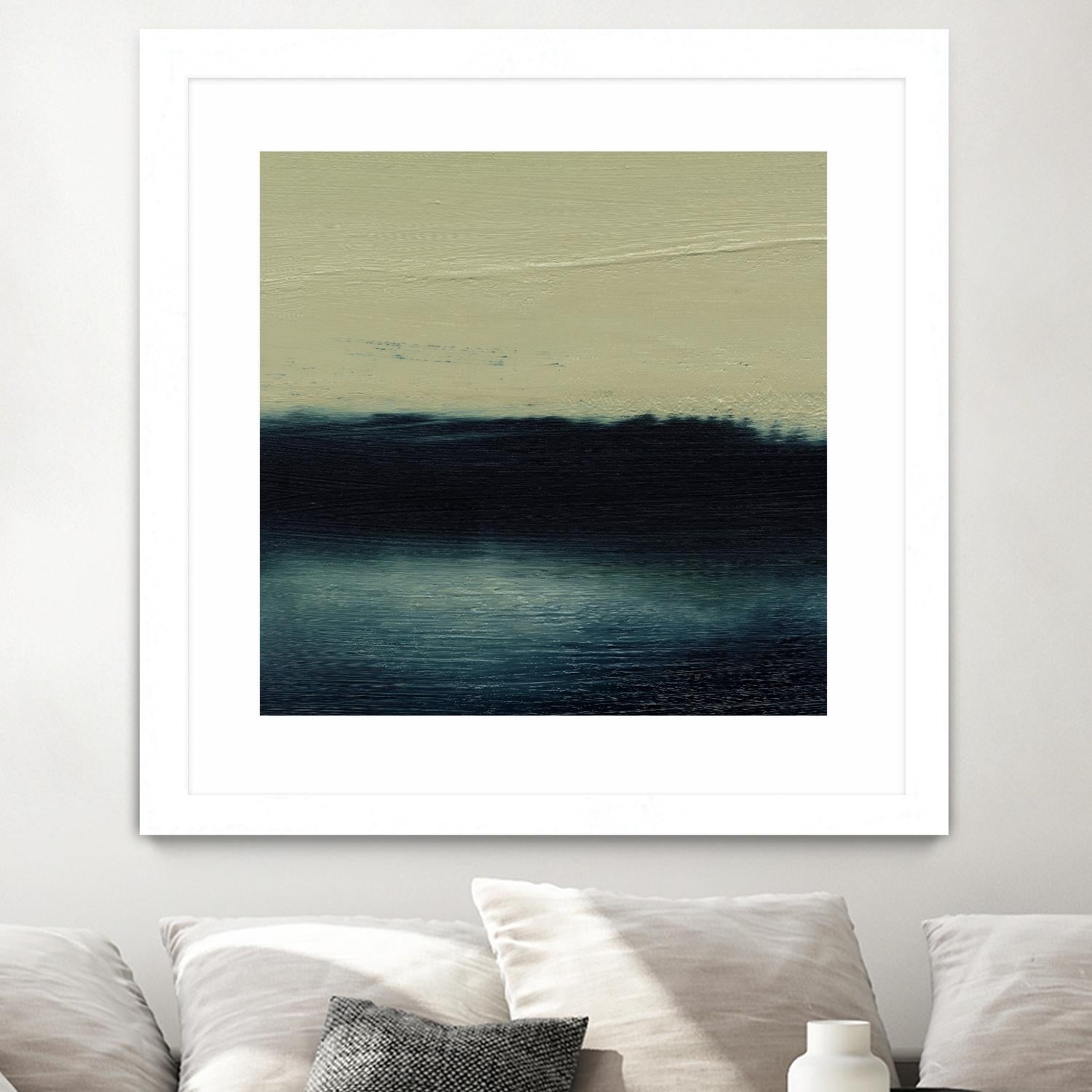 Water I by Sharon Gordon on GIANT ART - blue abstract