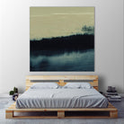 Water II by Sharon Gordon on GIANT ART - beige abstract