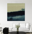 Water II by Sharon Gordon on GIANT ART - beige abstract