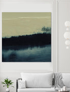 Water II by Sharon Gordon on GIANT ART - beige abstract