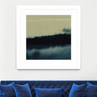 Water II by Sharon Gordon on GIANT ART - beige abstract