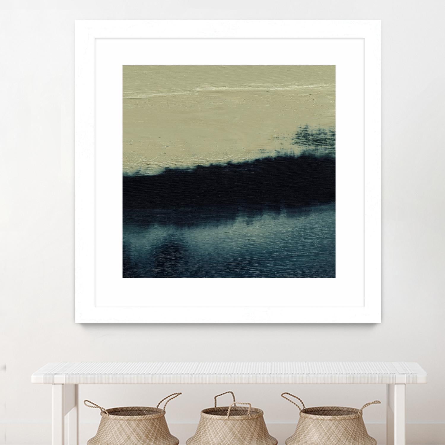 Water II by Sharon Gordon on GIANT ART - beige abstract