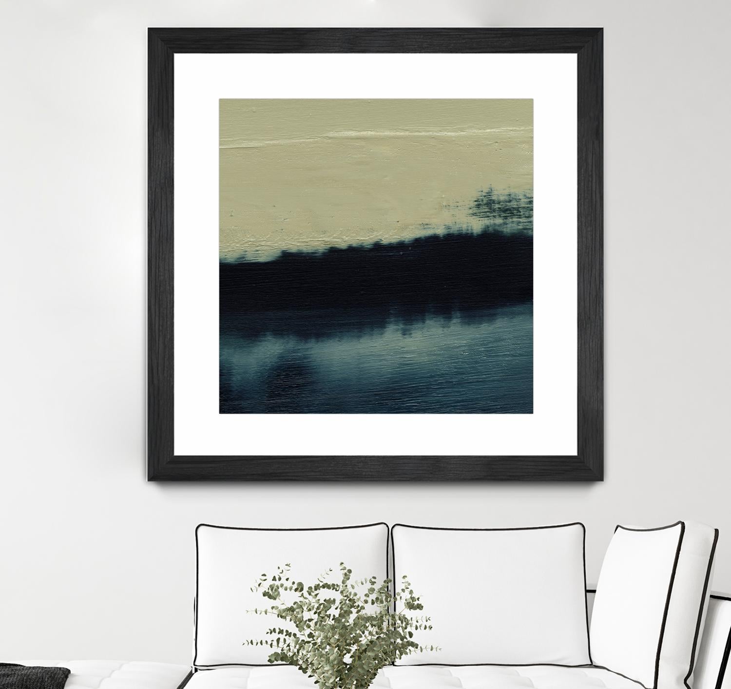 Water II by Sharon Gordon on GIANT ART - beige abstract