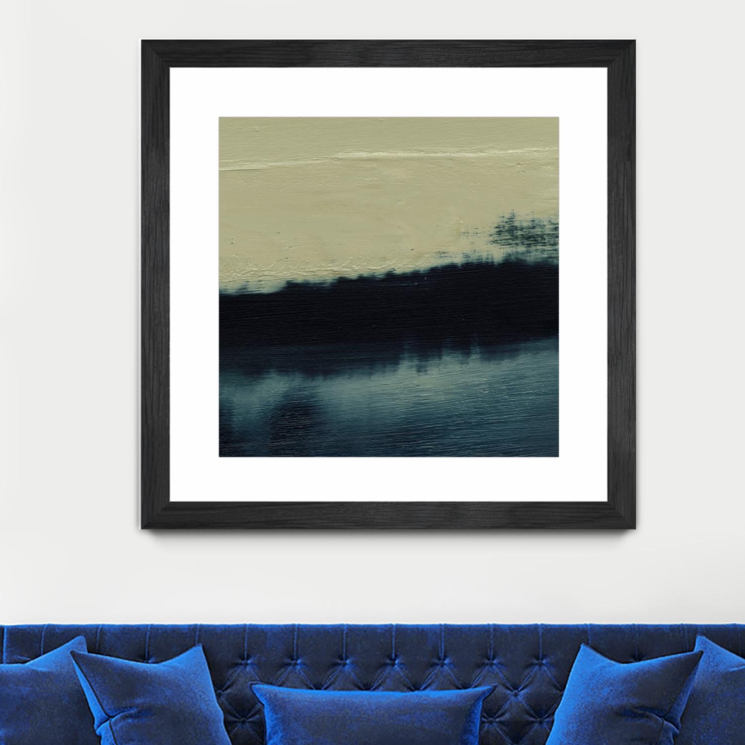 Water II by Sharon Gordon on GIANT ART - beige abstract