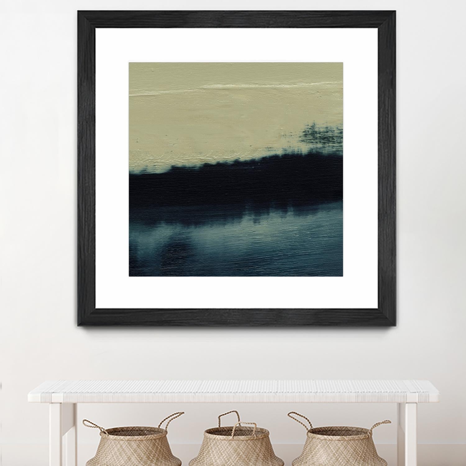 Water II by Sharon Gordon on GIANT ART - beige abstract