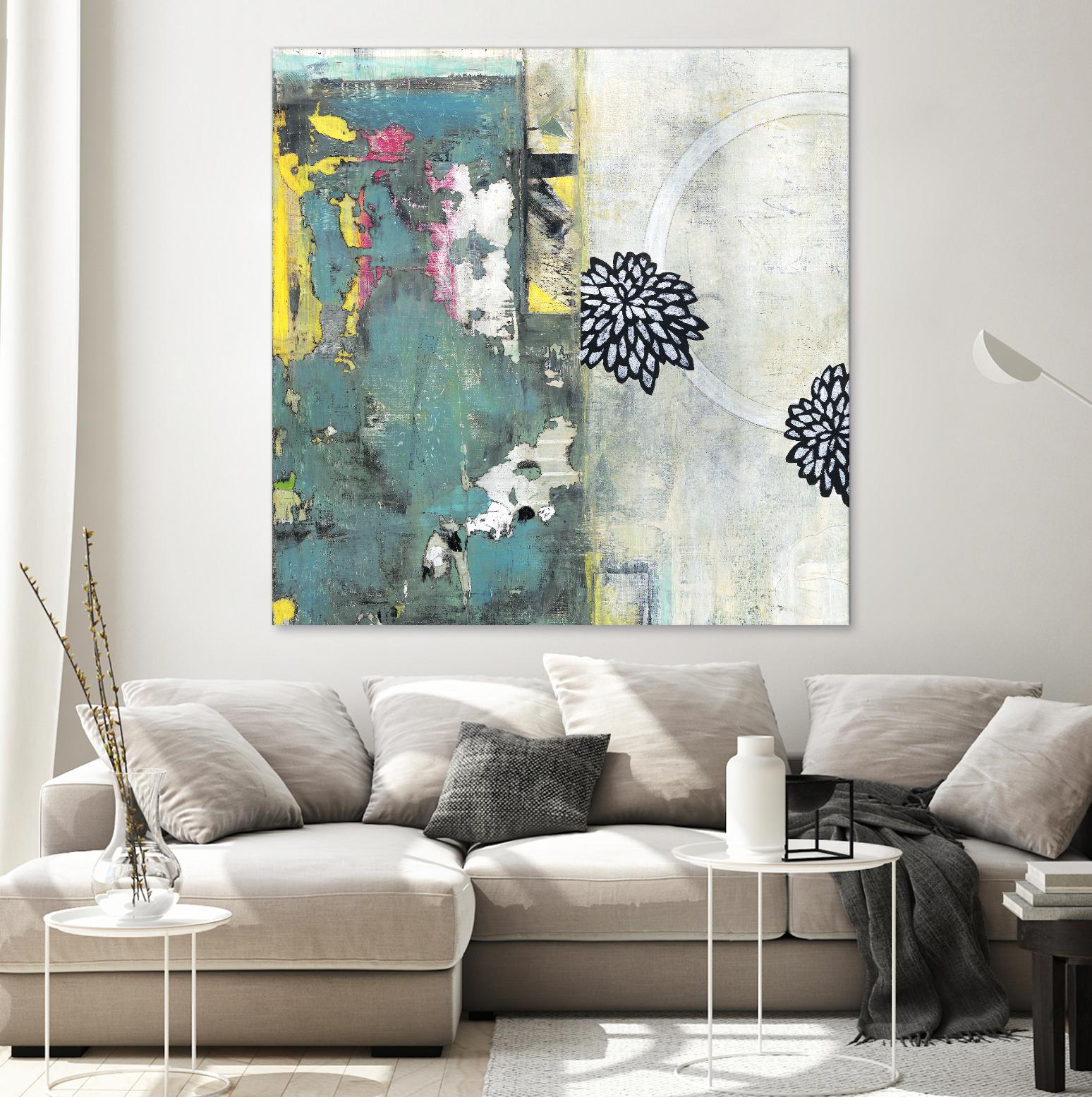 After the Winter I by Jodi Fuchs on GIANT ART - green abstract