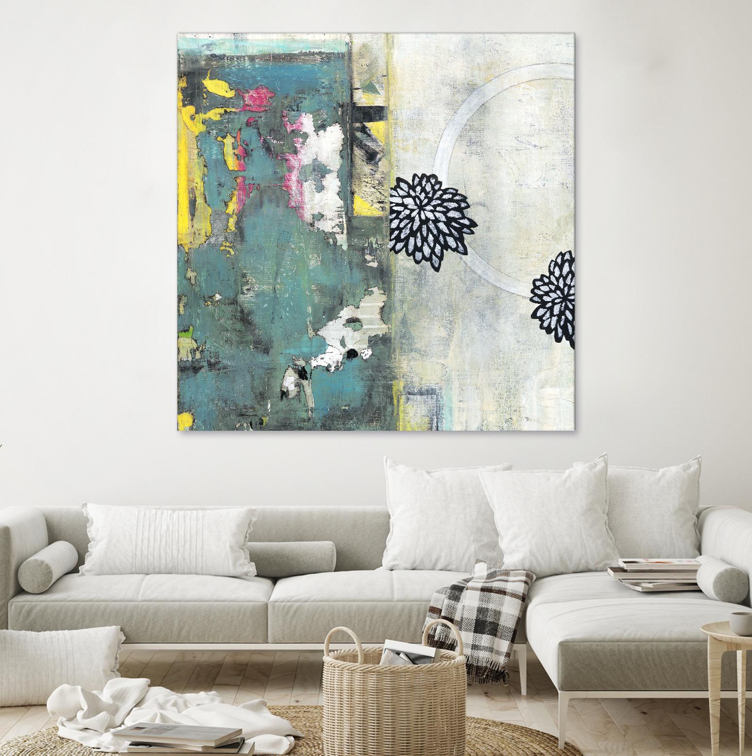 After the Winter I by Jodi Fuchs on GIANT ART - green abstract