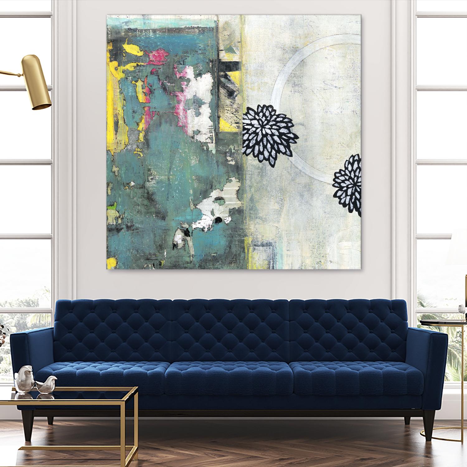 After the Winter I by Jodi Fuchs on GIANT ART - green abstract