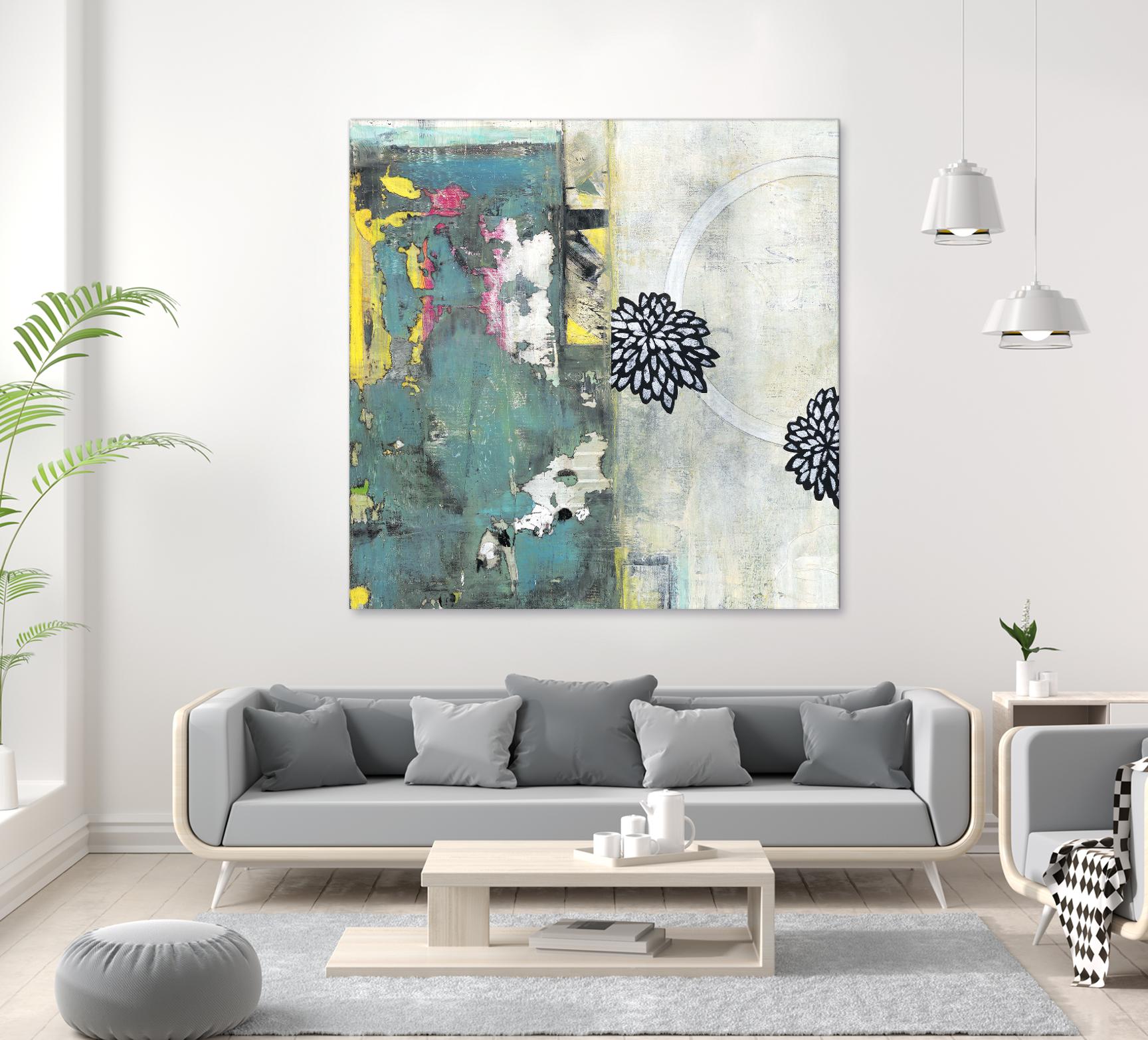 After the Winter I by Jodi Fuchs on GIANT ART - green abstract