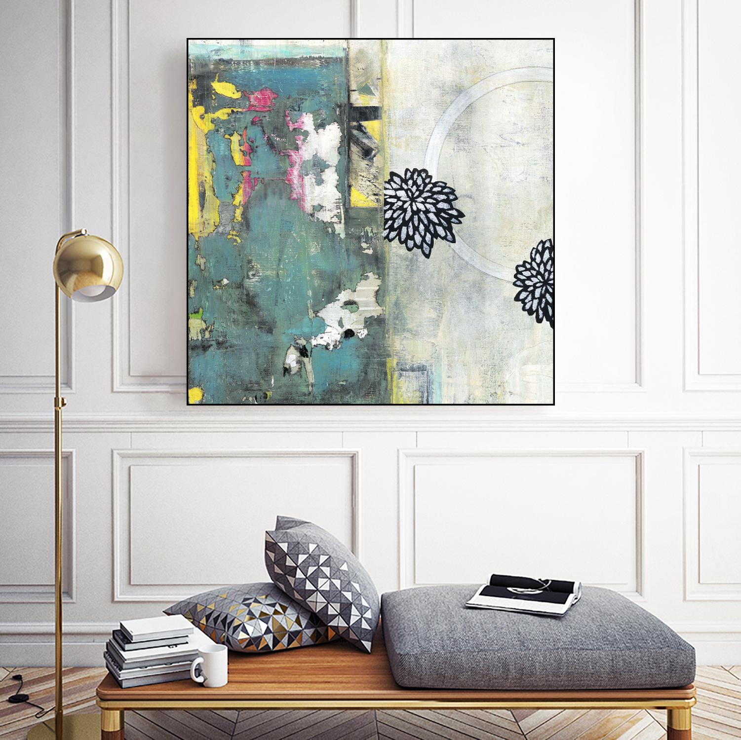 After the Winter I by Jodi Fuchs on GIANT ART - green abstract