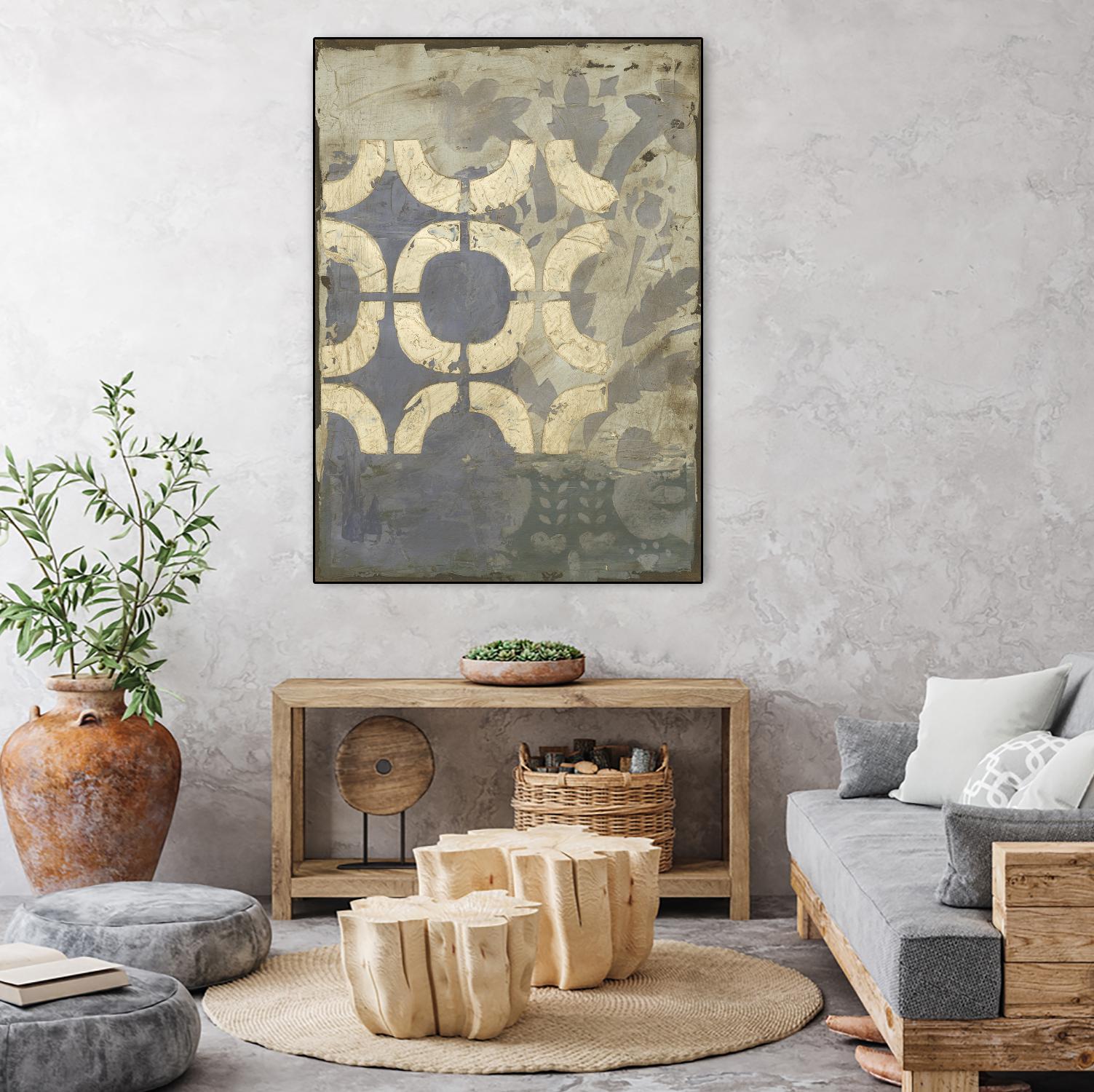 Wisteria II by Megan Meagher on GIANT ART - pink abstract