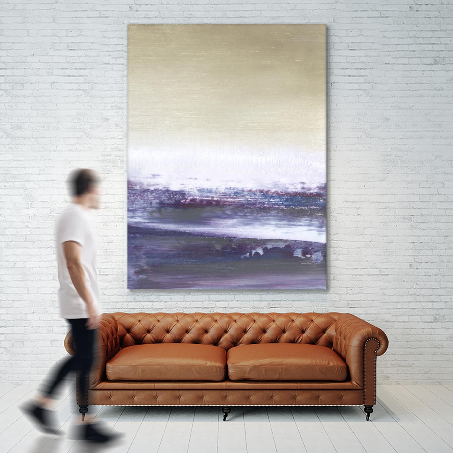 Amethyst Sea II by Sharon Gordon on GIANT ART - pink abstract