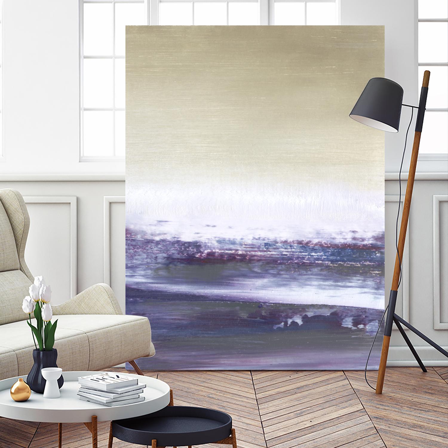 Amethyst Sea II by Sharon Gordon on GIANT ART - pink abstract