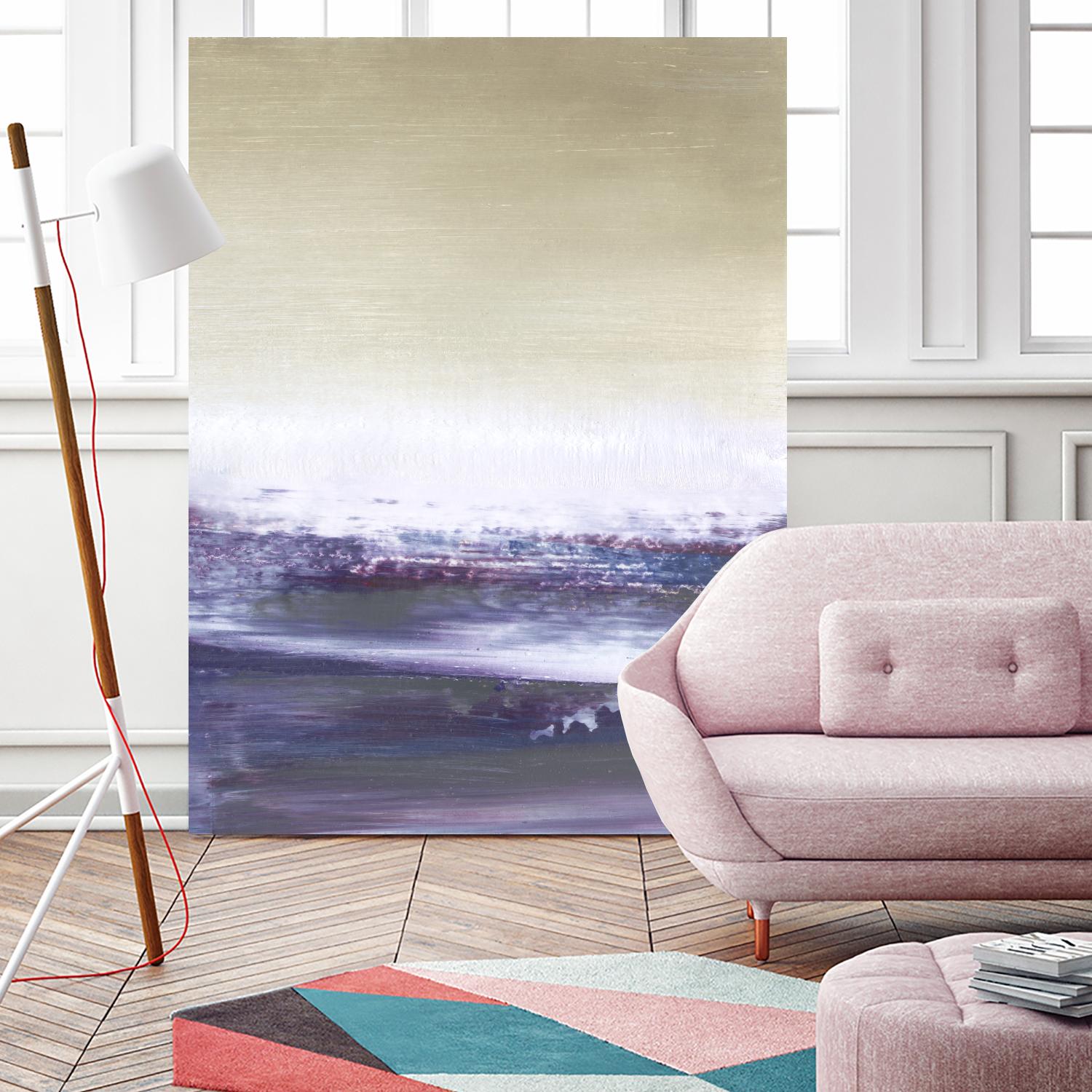 Amethyst Sea II by Sharon Gordon on GIANT ART - pink abstract