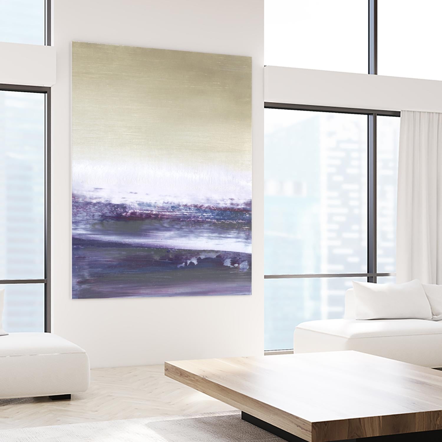 Amethyst Sea II by Sharon Gordon on GIANT ART - pink abstract