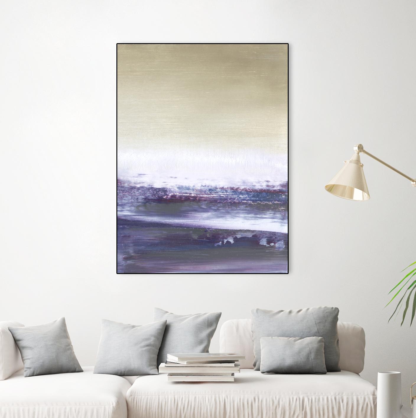 Amethyst Sea II by Sharon Gordon on GIANT ART - pink abstract